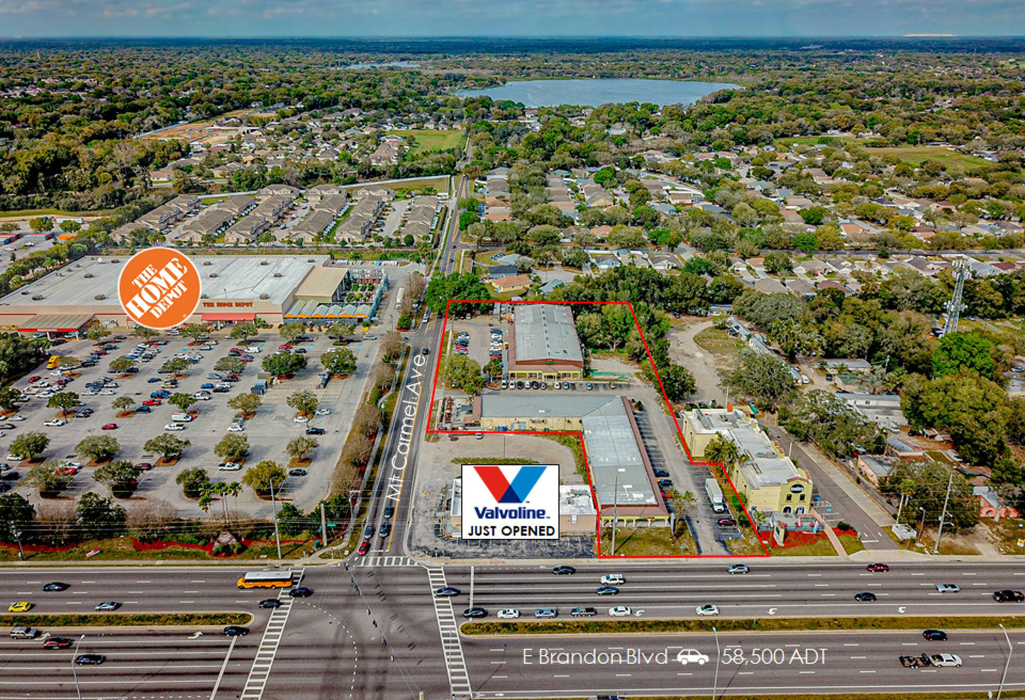 For Lease: 131 N Mt Carmel Rd, Valrico, FL 33594